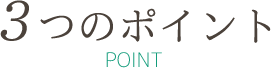 3つのポイント